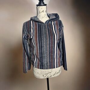 O'Neill Striped Multicolor Sweatshirt | Size Large